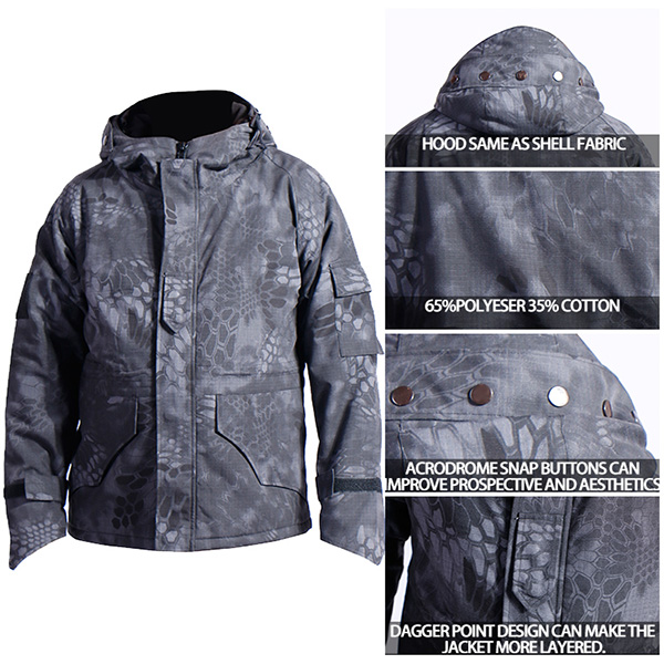 Typhonの防水軍の戦術的なジャケットの屋外のsoftshellのジャケットおよび屋外のジャケットまたは羊毛のジャケット