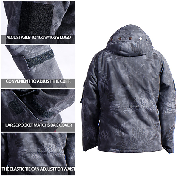 Typhonの防水軍の戦術的なジャケットの屋外のsoftshellのジャケットおよび屋外のジャケットまたは羊毛のジャケット