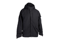黒い色の戦術的な冬のジャケット65% Ppolyester 35% Softshellのジャケットおよび防水ジャケット