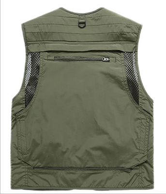 Multi-Pocket Vest Undershirt Outdoor Fishing Gear Hiking Travel Journalist Photography Camping