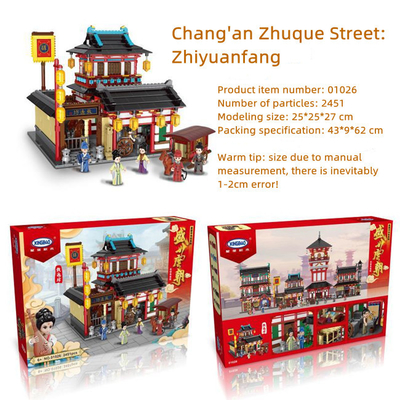 Tang Dynasty Modern Military Models Architecture ABS Plastic