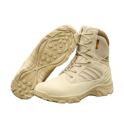 Delta Boots Military Combat Desert Boots Khaki Black Two-ply cowhide