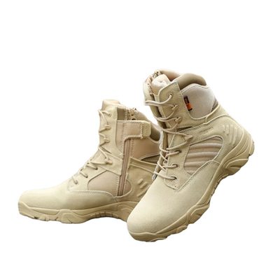 Delta Boots Military Combat Desert Boots Khaki Black Two-ply cowhide