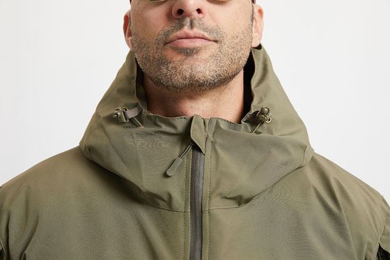 Winter Military Coat For Men And Women Regular Fit Green Zippered Long Sleeve Cotton Lined Jacket