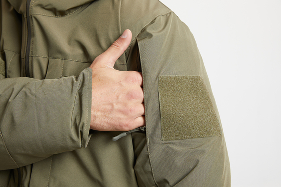 Camouflage Military Winter Coat Cotton Lined Stand Collar Jacket for Winter Occasions